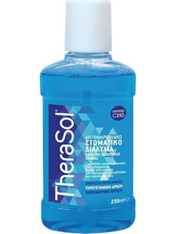 Therasol Mint Στοματικό Διάλυμα Κατά της Πλάκας της Ουλίτιδας & της Περιοδοντίτιδας 250ml
