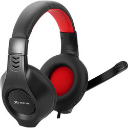 Xtrike-me HP-312 Gaming Headset Over Ear Black Red