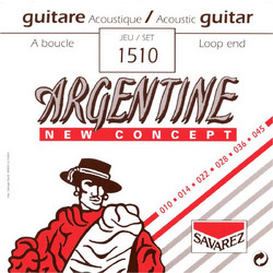 Savarez 1510 Argentine New Concept Σετ 6 Χορδές Ακουστικής Κιθάρας 10-45" Extra Light Tension