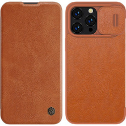 Nillkin Qin Pro Book Brown (iPhone 14 Pro Max)