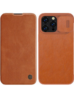 Nillkin Qin Pro Book Brown (iPhone 14 Pro Max)
