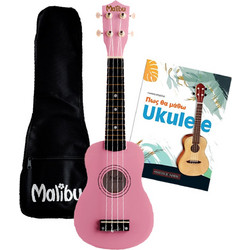 Malibu MA-10S Pink Soprano Bundle