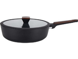 Viosarp Τηγάνι Μαρμάρινη Επίστρωση με Καπάκι 28cm