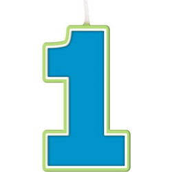 Κεράκι Turning One Boy (No 1) Creative Converting