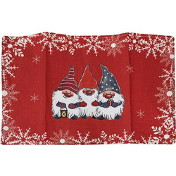 Σουπλά υφασμάτινο νανάκια xmas 44x30cm Xmasfest 1133646