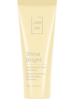 Lavish Care Shine Bright Detoxifying & Glow Κρεμώδης Μάσκα Προσώπου για Λάμψη 75ml