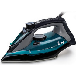 Izzy Apollon SZ-8016 Black/Blue Σίδερο Ατμού 2600W με Κεραμική Πλάκα