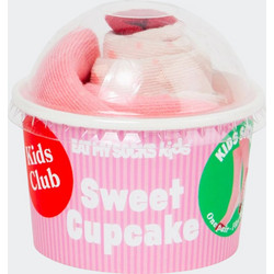 EAT MY SOCKS Cupcake Strawberry Unisex Παιδικές Κάλτσες 5-10 Ετών