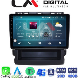 LM Digital ZR8264 Ηχοσύστημα Αυτοκινήτου με Οθόνη Αφής USB Bluetooth & GPS