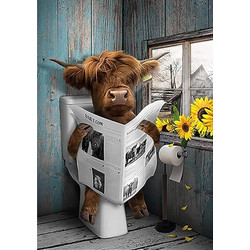 Painting By Numbers DIY Set, Cow (40x50cm)