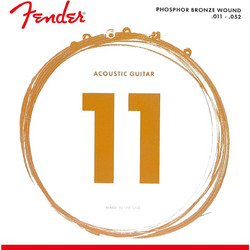 Fender 60CL Σετ 6 Χορδές Ακουστικής Κιθάρας Phosphor Bronze 11-52"