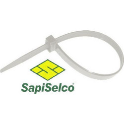SAPISELCO Δεματικά Καλωδίων Λευκά 250x4.5 100 τεμαχίων