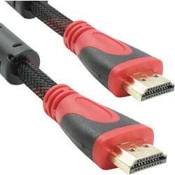Detech Καλώδιο HDMI 1.3 Braided HDMI Male to HDMI Male 10m Black
