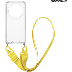Sonique Armor Θήκη (Honor Magic6 Lite 5G) με Strap Κίτρινο