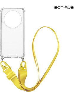Sonique Armor Θήκη (Honor Magic6 Lite 5G) με Strap Κίτρινο