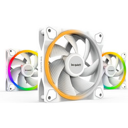 Be Quiet Light Wings Case Fan 120mm ARGB με Σύνδεση 3-Pin 4-Pin PWM 3τμχ White