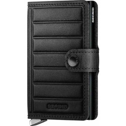 Secrid Mel Premium Miniwallet Emboss Lines Black
