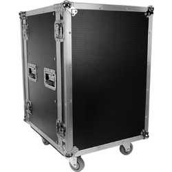 PLUGGER FLIGHTCASE RACK 16U ROLLER FlightCase 16U με Ρόδες
