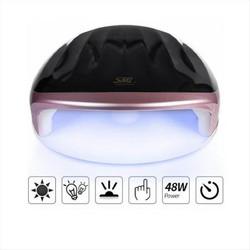 SML-S5 Φουρνάκι Νυχιών UV/LED 48W Μαύρο Χρυσό