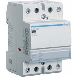 Hager Ρελέ Ράγας Ισχύος 40A 2NO 3M 230V (ESC240)