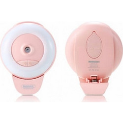 Remax ML-02 Moon Light Selfie Flash με Σπρέι για Ενυδάτωση - Ροζ