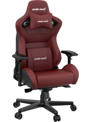 Anda Seat AD12XL KAISER-II Καρέκλα Gaming Δερματίνης με Ρυθμιζόμενα Μπράτσα Maroon