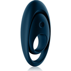 Satisfyer Glorious Duo Ring Vibrator Ελαστικό Δαχτυλίδι Πέους Σιλικόνης με Δόνηση Μπλε