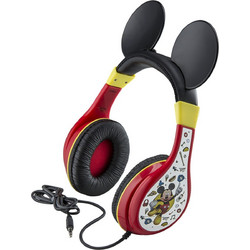 eKids Mickey Mouse Ενσύρματα Παιδικά Ακουστικά On Ear Black Red