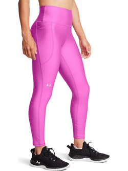 Under Armour HeatGear Γυναικείο Κολάν 7/8 Ψηλόμεσο Φούξια 1365335-572