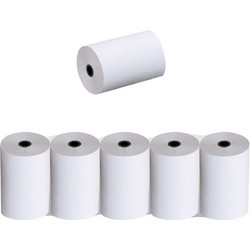 Χαρτοταινία θερμική 80x80mm 65m 48gr 80-80 (Υ:80) 65m χαρτί Justnote 39400 5τεμ