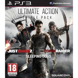 Ultimate Action Pack (Just Cause 2 + Sleeping Dogs + Tomb Raider) Used PS3