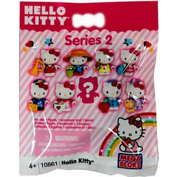 Mega Bloks Hello Kitty Series 2 - Σακουλάκι με Φιγούρα Hello Kitty 1τμχ