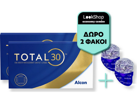 Alcon Total Μηνιαίοι Φακοί Επαφής Βιομιμητικοί 8τμχ