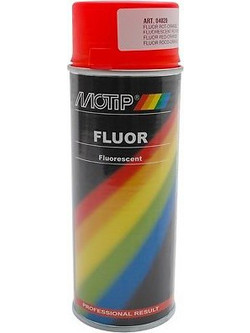 Motip Fluor Σπρέι Βαφής Red-Orange Φωσφοριζέ 400ml