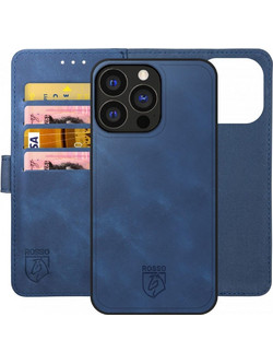Θήκη Apple iPhone 16 Pro Max - Rosso Element 2 in 1 PU Πορτοφόλι - Blue (8719246454387)