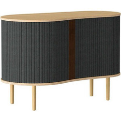Μπουφές Audacious Horizons S 5600C706-04 100x50x67cm Oak-Dark Grey Umage Polyester,Ξύλο