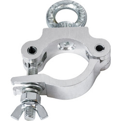 GloboStar(R) CLAMPS 51186 Επαγγελματικός Γάντζος Hook Αλουμινίου Ύψηλης Αντοχής για Κρέμαση, Στήριξη & Τοποθέτηση Προϊόντων Stage σε Τράσες - Μ16 x Π12 x Υ3cm - Χρώμιο
