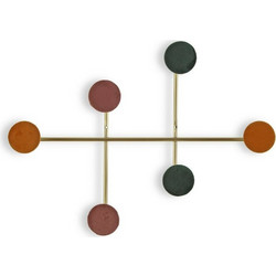 Ράφι παλτών Colors Μέταλλο Ξύλο MDF