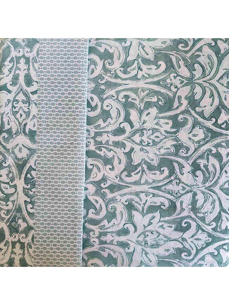 Amo la Casa Σετ Σεντόνια Μονά Percale 150x290 cm - Filemona Τυρκουάζ Τυρκουάζ