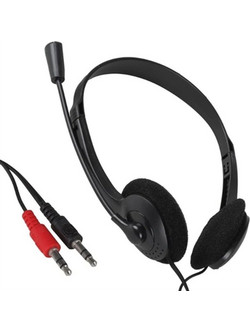 Iggual Easy Call On Ear Ακουστικά Υπολογιστή με Μικρόφωνο & 3.5mm Jack