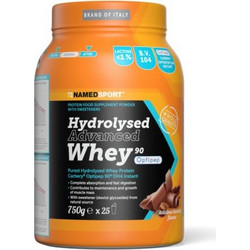 NamedSport Hydrolysed Advanced Whey Delicious Chocolate Πρωτεΐνη Ορού Γάλακτος 750gr