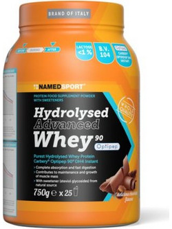 NamedSport Hydrolysed Advanced Whey Delicious Chocolate Πρωτεΐνη Ορού Γάλακτος 750gr