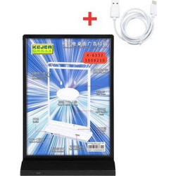 Σταντ Μενού Μορφοποίησης LCD 105 x 210 mm σε Μαύρο Χρώμα - KEJEA K-6332