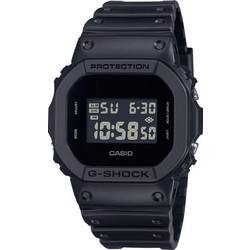 Casio G-Shock Ψηφιακό Ανδρικό Ρολόι Χρονογράφος με Μαύρο Καουτσούκ Λουράκι DW-5600UBB-1ER
