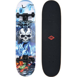 Schildkrot Grinder 31 Inferno Skateboard Blue/White 510681