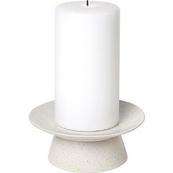 Βάση για Κερί και Γλυκά Nordic Vanilla Πορσελάνη O14,5 x H6 cm Broste Copenhagen