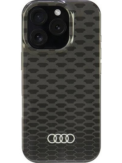 Audi IML Stitching Pattern MagSafe iPhone 16 Pro 6.3" black/black hardcase AU-IMLMIP16P-Q5/D3-BK