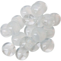 Chessex Catseye White in 4" Tube (40)