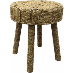 Liberta - Maison ROPE Σκαμπό Φυσικό Φ38x45cm 16-0885