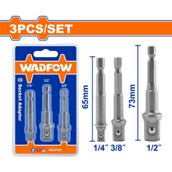 Wadfow WSV4K01 Σετ Αντάπτορες 1/4" - 3/8" - 1/2" 3 Τεμάχια